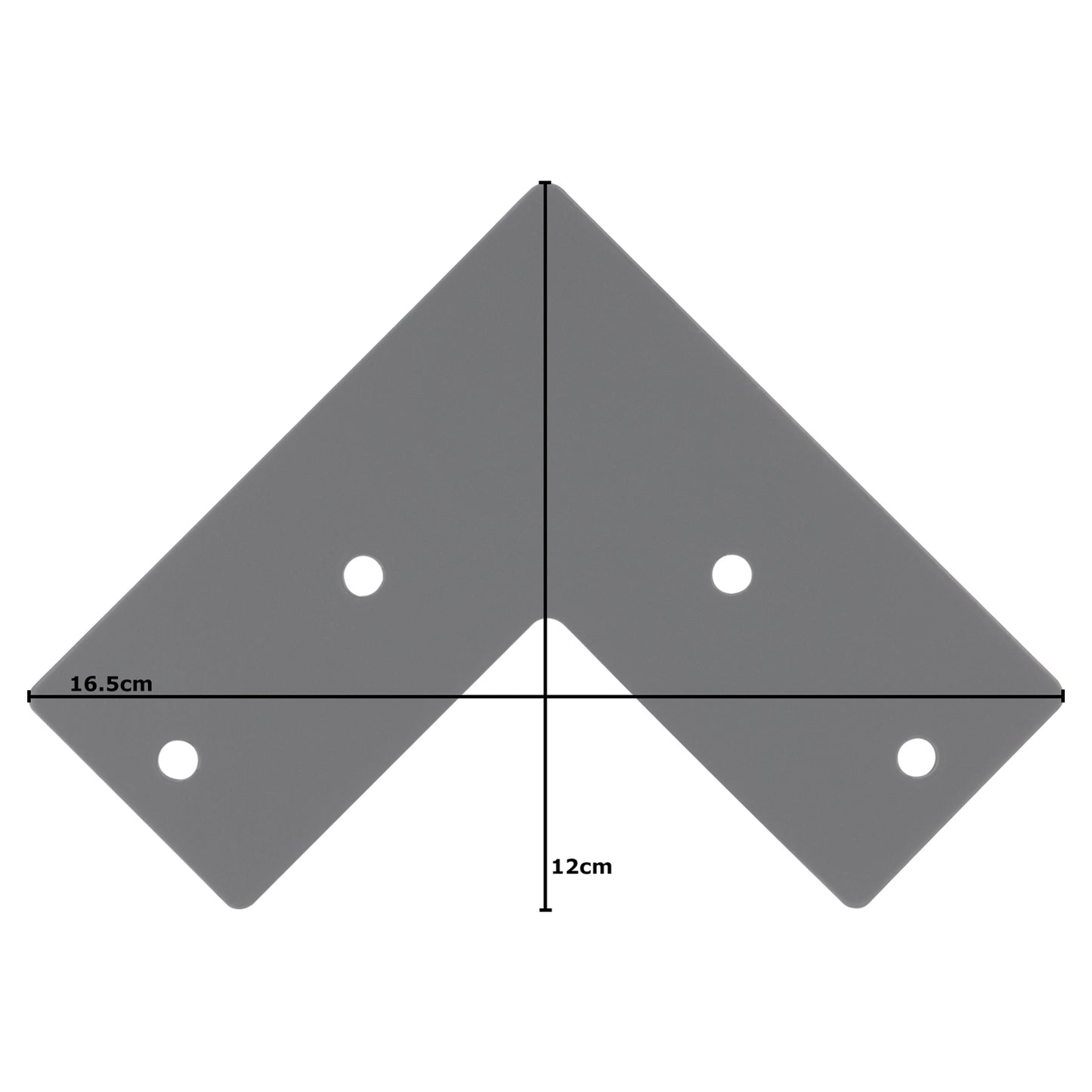 Hartleys Adjustable Metal Hairpin Legs - White - Bench/Coffee Table