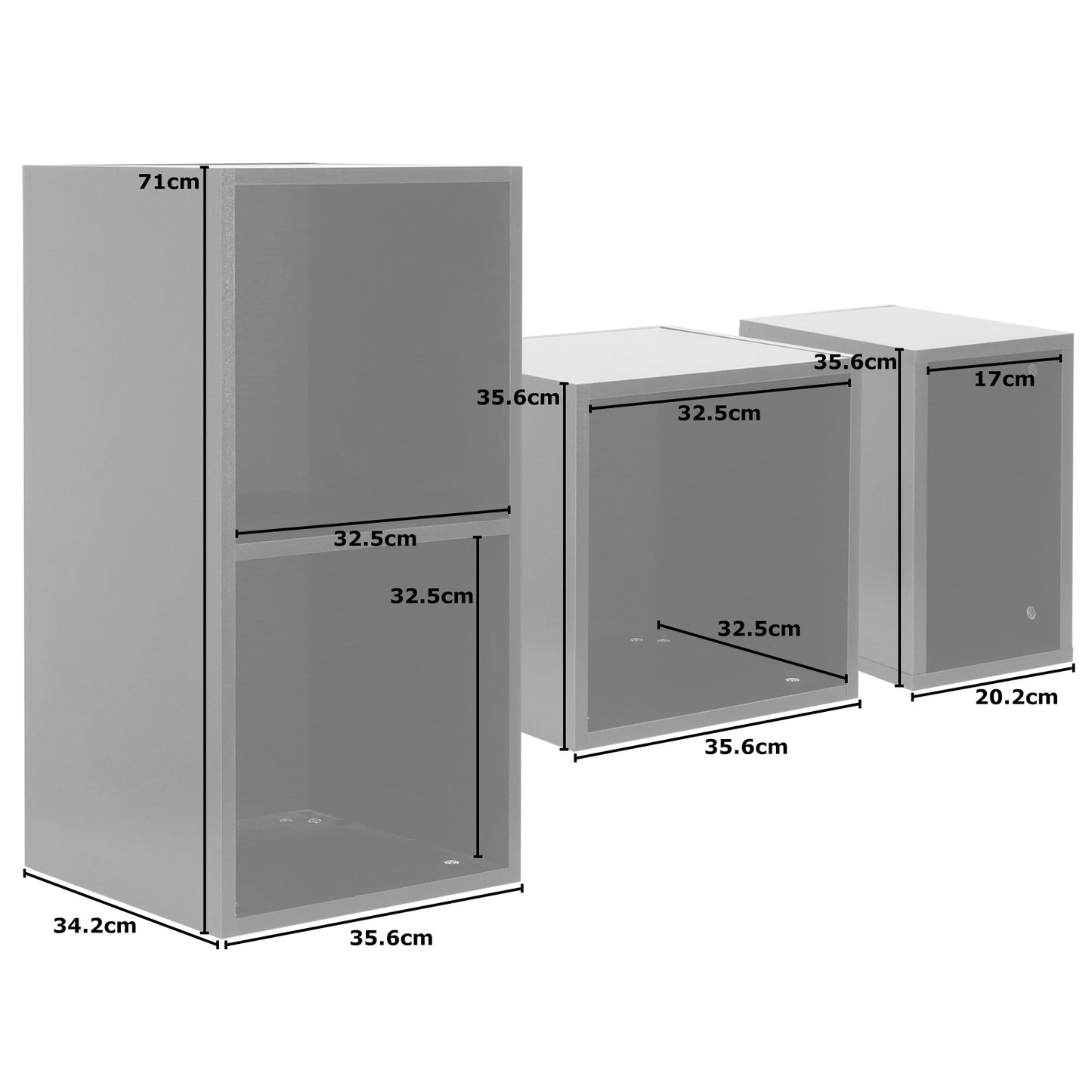 Hartleys Black Vinyl Record LP Storage Unit