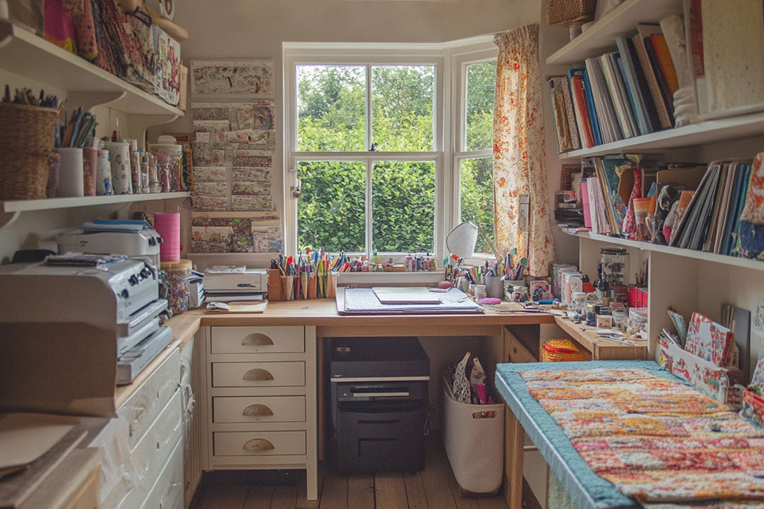 Turn a bedroom into a craft room