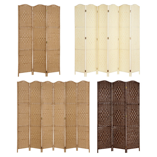 Hartleys Solid Weave Hand Made Wicker Room Divider