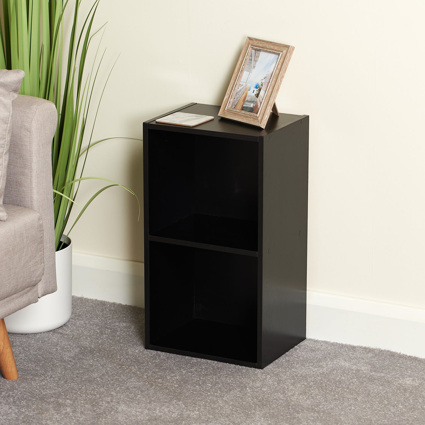 Hartleys Black Cube Storage Unit - Choice of Size