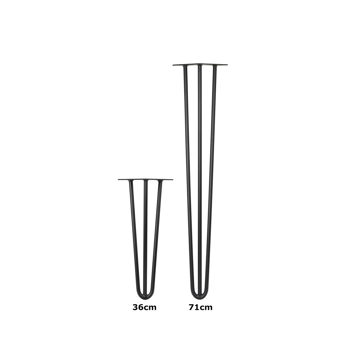 Hartleys Set of 4 Three Rod Hairpin Table Legs
