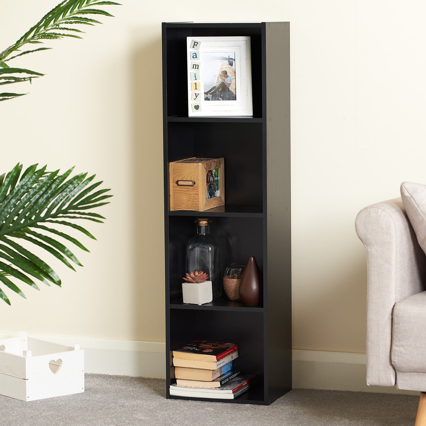 Hartleys Black Cube Storage Unit - Choice of Size