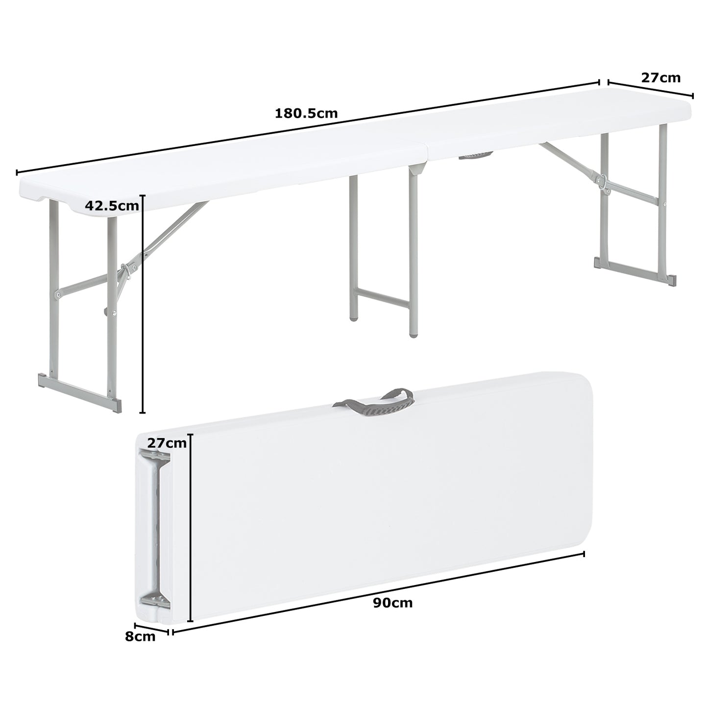 Hartleys 6ft Folding Bench