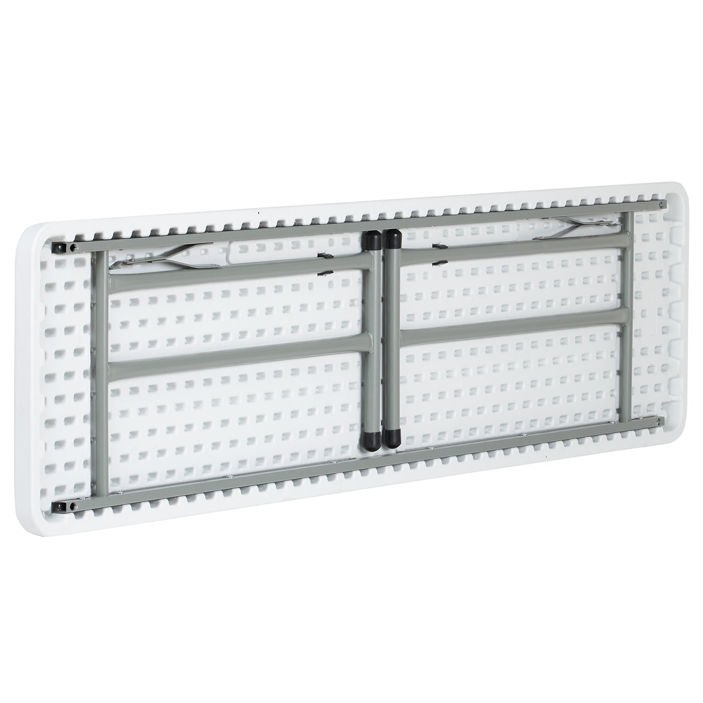 Hartleys 6ft White Folding Table - Narrow Model