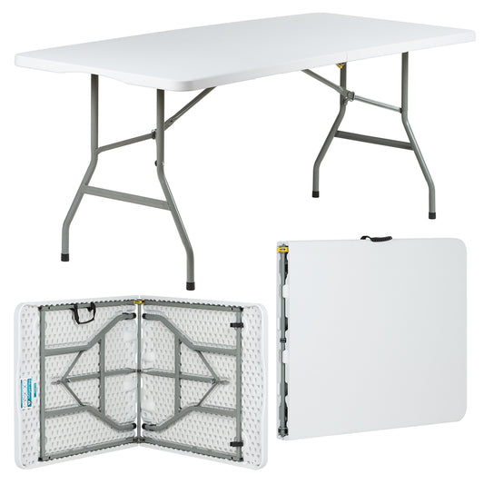 Hartleys 6ft White Folding Table