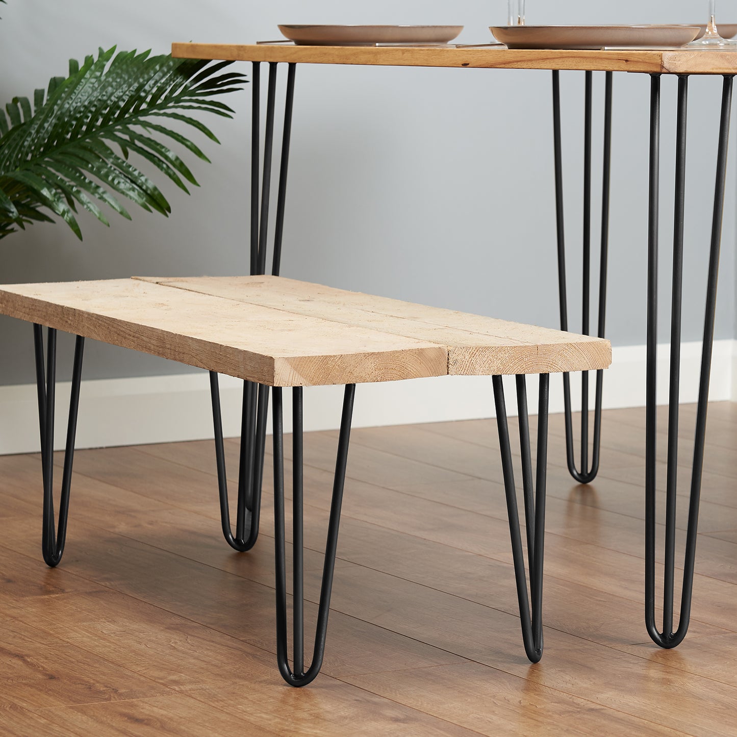 Hartleys Set of 4 Three Rod Hairpin Table Legs