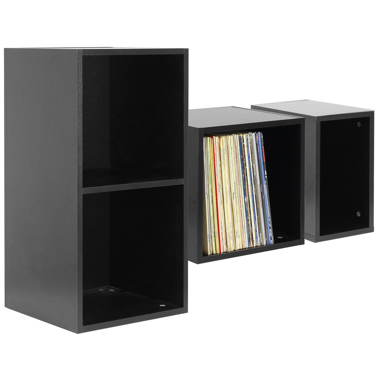 Hartleys Black Vinyl Record LP Storage Unit