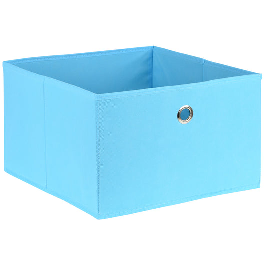 Hartleys Rectangular Fabric Storage Box with Metal Ring Handle