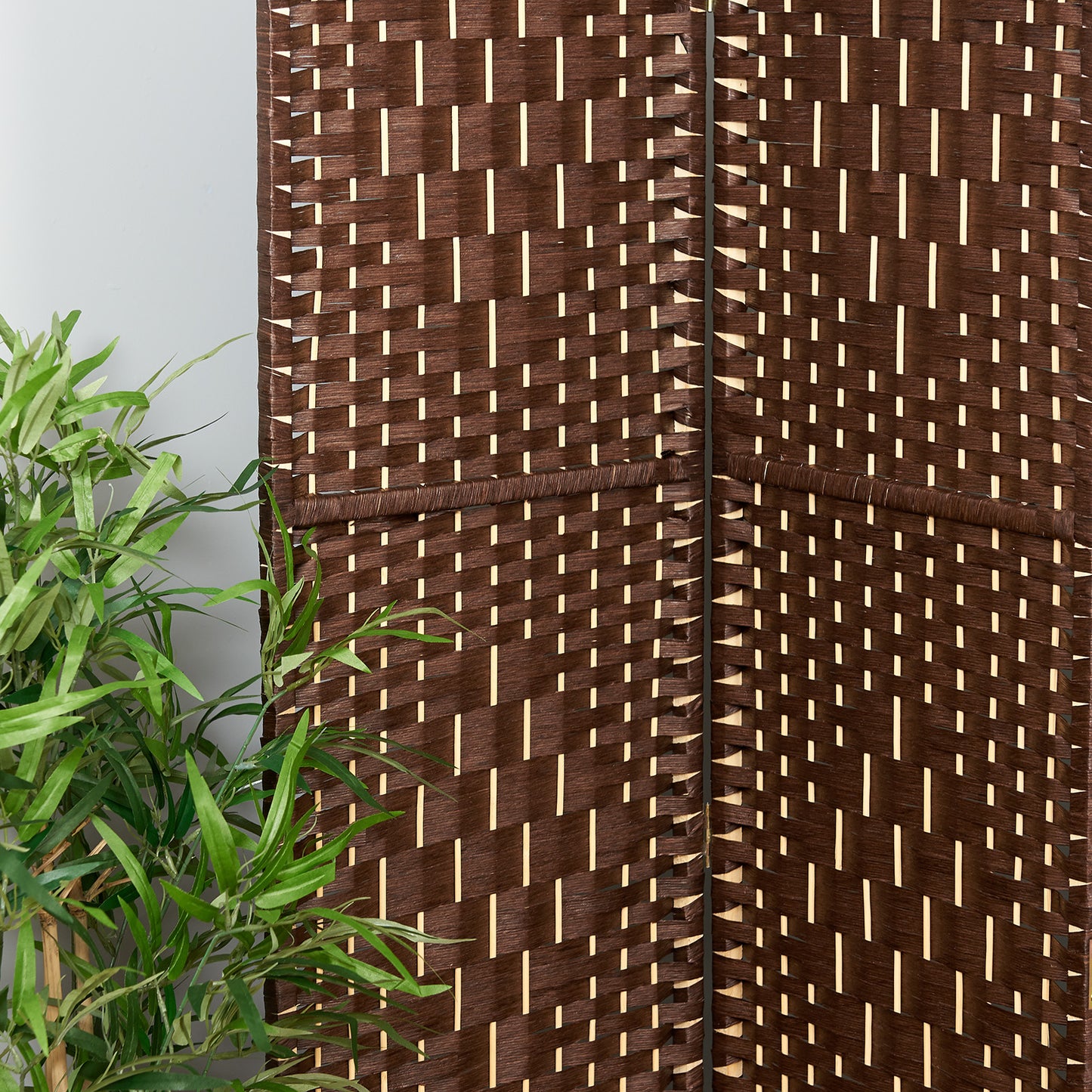 Hartleys Solid Weave Hand Made Wicker Room Divider
