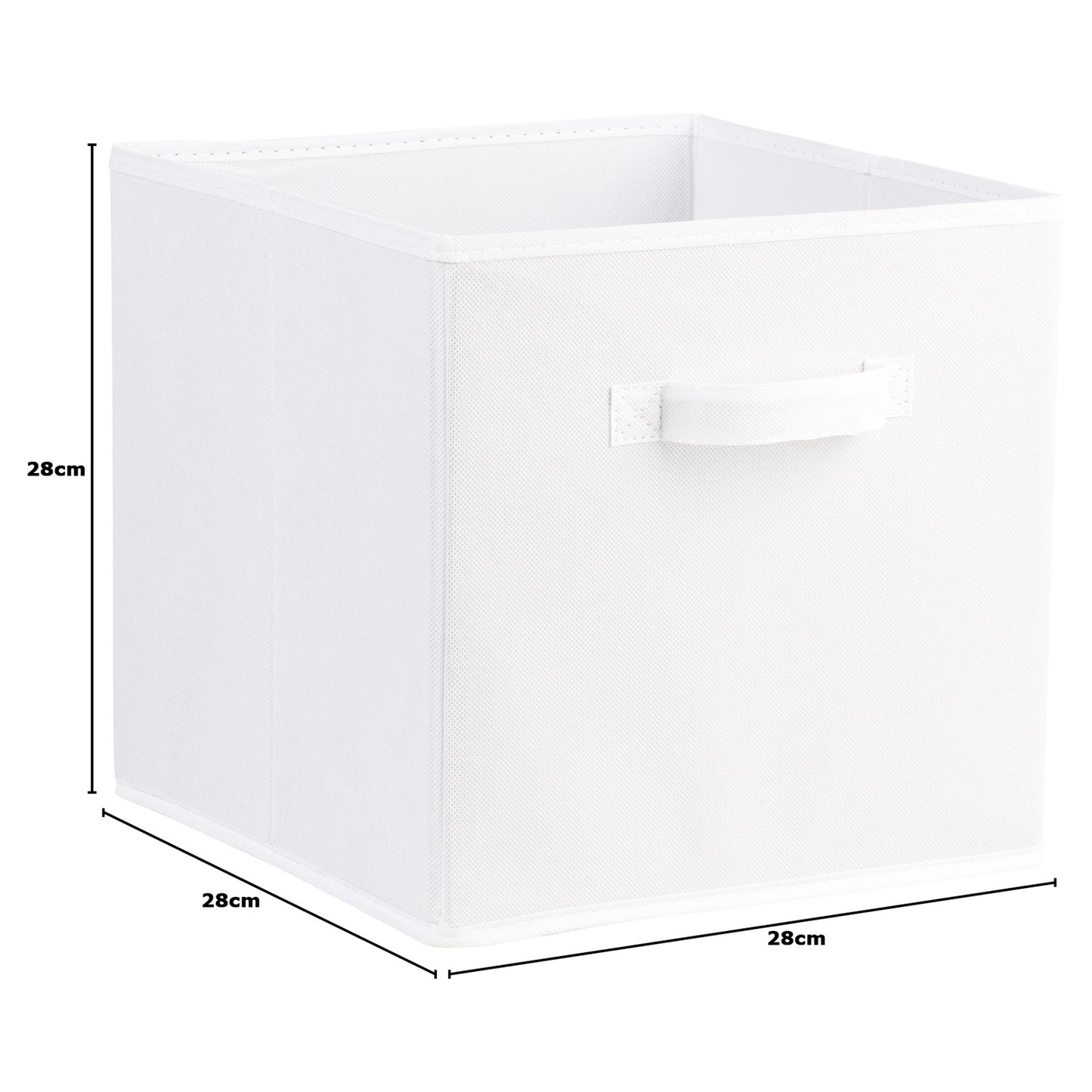 Hartleys Fabric Storage Box with Handle for 4, 6, 8, 9 & 10 Cube Units