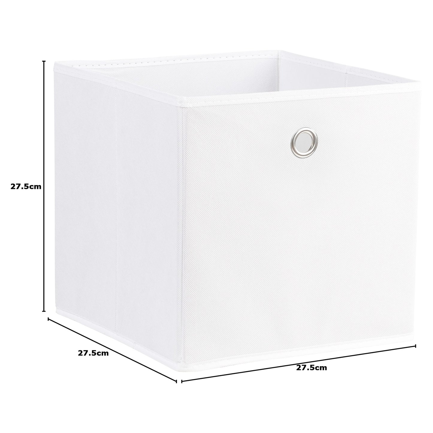 Hartleys Fabric Storage Box with Easy Grasp Handle for 4, 6, 8, 9 & 10 Cube Units
