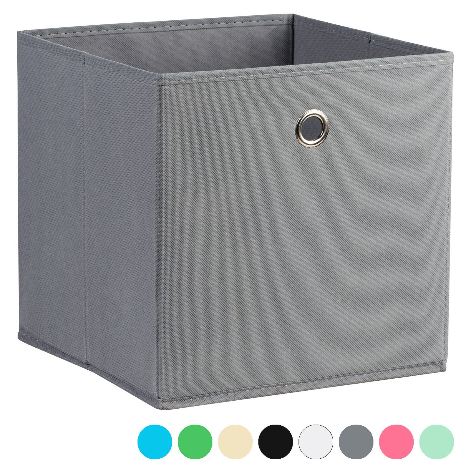 Hartleys Fabric Storage Box with Easy Grasp Handle for 4, 6, 8, 9 & 10 ...