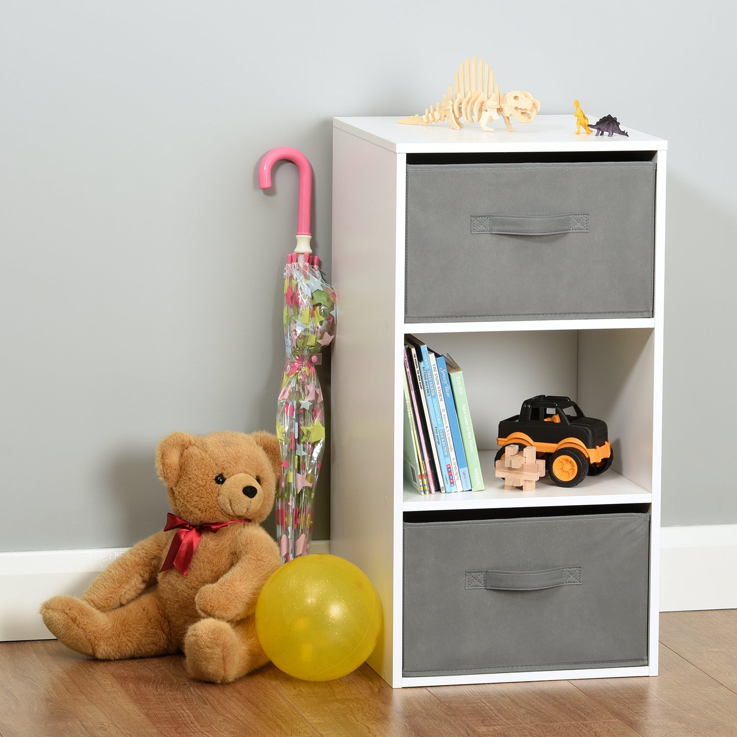 Hartleys Rectangular Fabric Storage Box with Handle