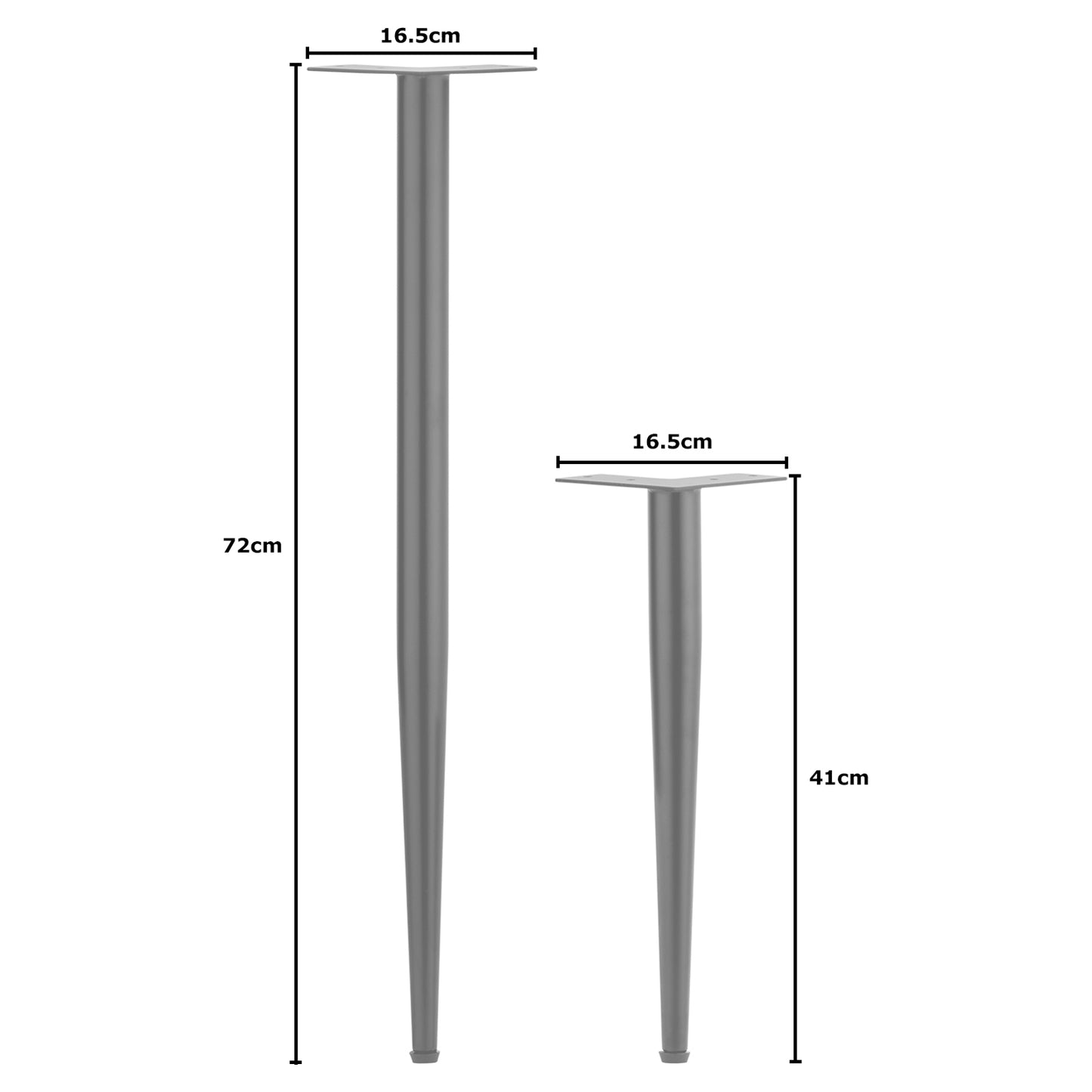 Hartleys Pin Table and Bench Legs